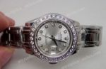 Datejust Masterpiece Stainless Steel Ladies / Replica Rolex Diamond Bezel Watch